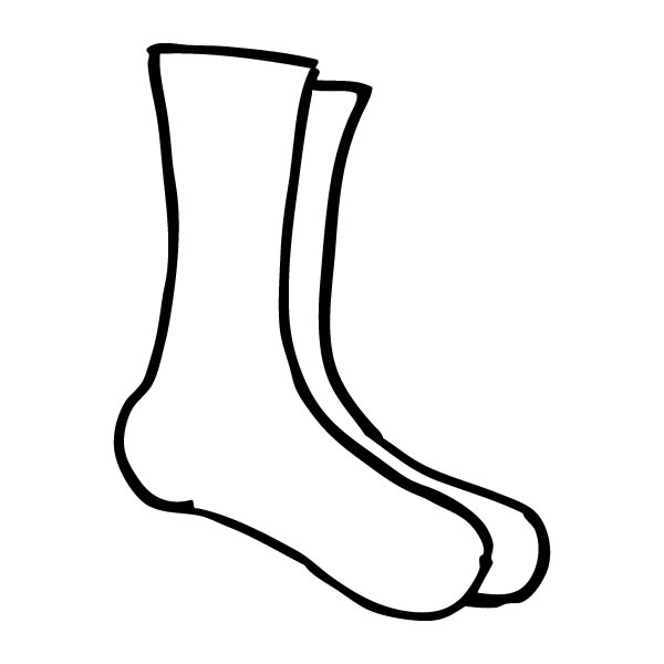 socks drawing